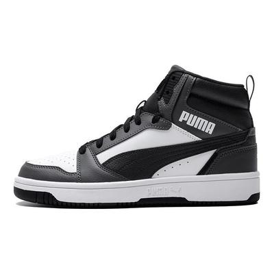Rebound Mid Shadow Grey Black Unisex Sneakers White 392326-03
