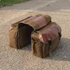 Canvas Bicycle Rear Pannier Multi Pocket Bikepacking Bag