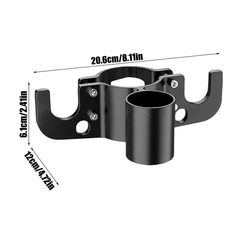 Towing Chain Organizer Heavy Duty Aluminum Alloy Hook 7 Way Plug Holder for Boat Truck Tractor Motorcycle Travel Outdoor