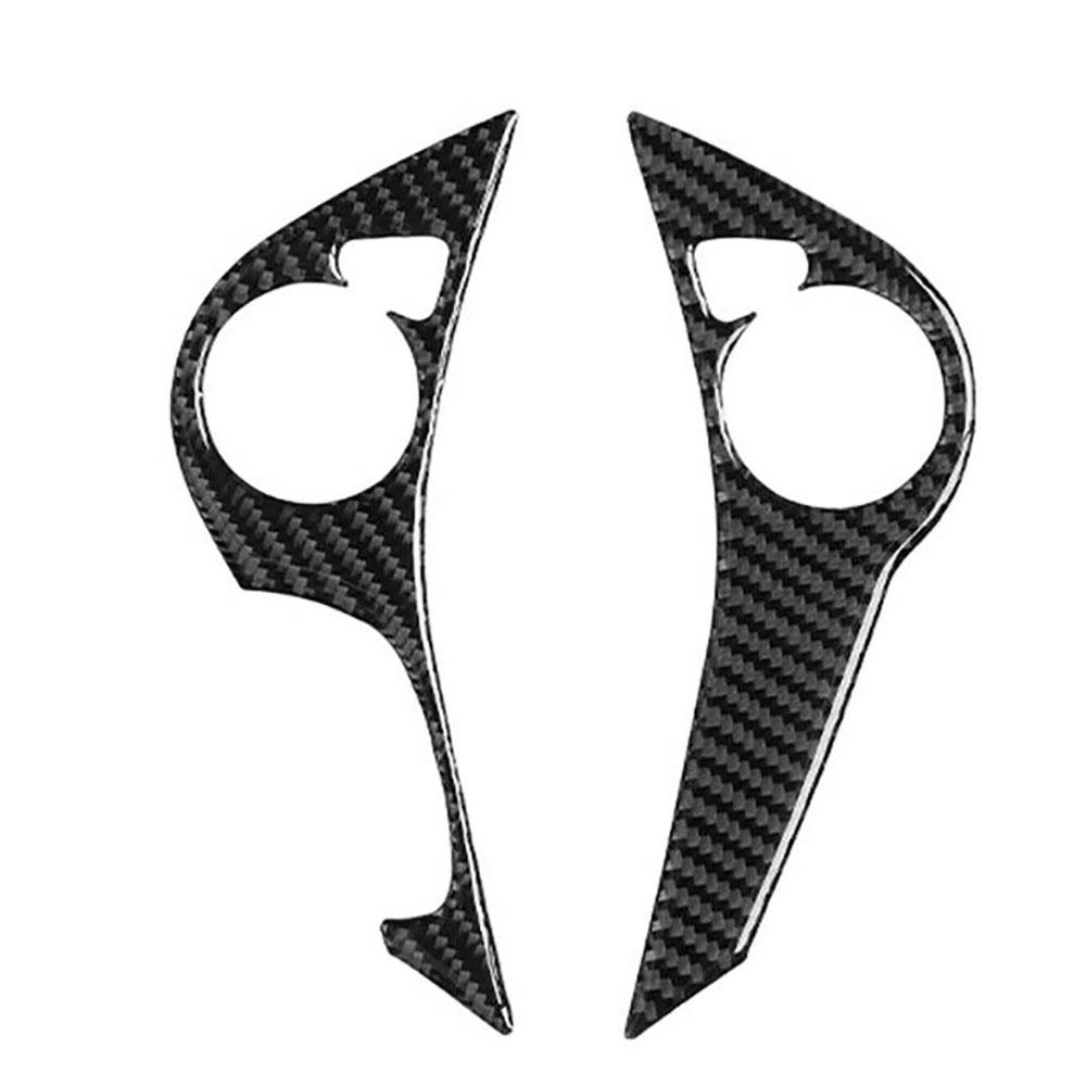 Carbon Fiber Steering Wheel Button Cover Trim For Honda Accord 2013-2017 Type B