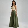 Women Wide Leg Pants Drawstring Waist Casual Loose Fit Trousers Long Pants Comfortable Lightweight Fabric