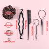 1109 Stück Damen Dunkle Haare Accessoires Set Elastische Nahtlose Pferdeschwanz Haargummis Kleine Gummibänder Modische Haargummis Haarbänder