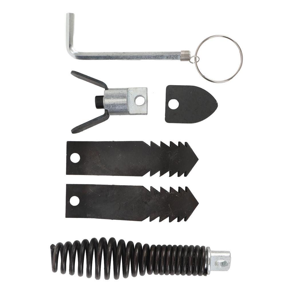 6 Stück Abflussreiniger Schneidkopf Set Effizientes Entstopfen Rohrleitungsbaggermaschine Schneidkopf für 5/16 Zoll bis 3/4