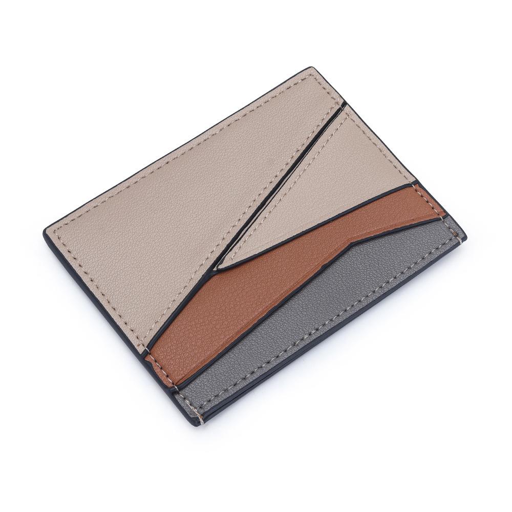 Credit Card Wallet Super Slim Card Holder Genuine Leather Wallet for Man and Women with 4 Card Slots and 1 Coin Pocket