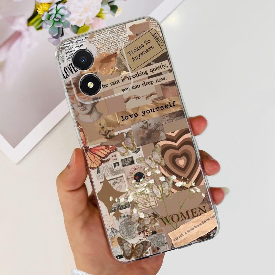 For Honor X5 Plus Case Fashion Colorful Girly Cover Case For HonorX5 Plus Soft Silicone Fundas Phone Case For Honor X5Plus Coque
