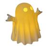 Halloween Finger Ghost Figurine Spooky Resin Light-up Ghost Statue for Halloween Home Tabletop Tray Shelf Decor