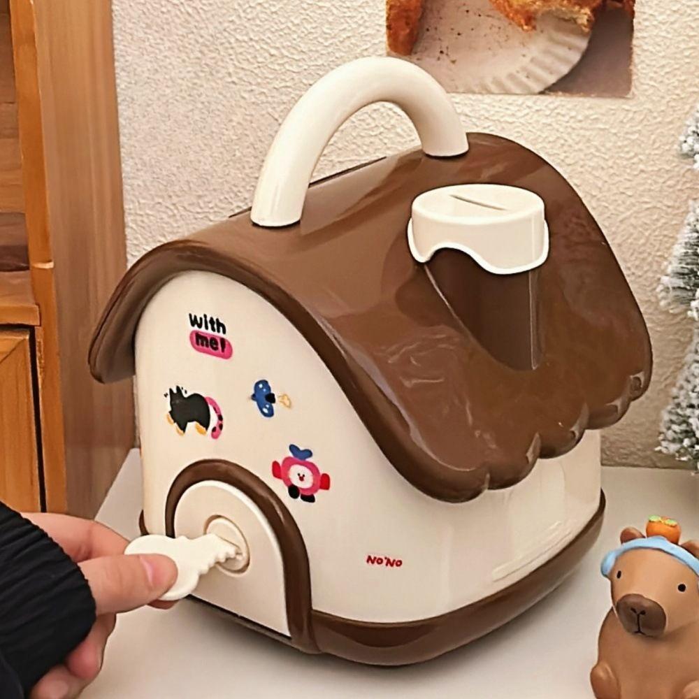 Large Piggy Bank Cute Cartoon Money Boxes Children Boy Girl Piggy Bank Adult Large Capacity High Value Send Stickers