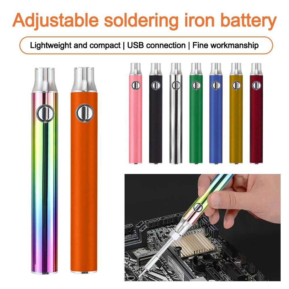 1100mAh Battery Electric Soldering Iron Pen 510 Thread Heat Tips Adjustable Temperature Smart Power Pen Welding Tool Kit