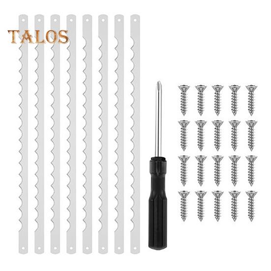 

8 шт. ножей для нарезки хлеба из нержавеющей стали, сменные лезвия, зубчатые лезвия для легкой нарезки, многоцелевой кухонный инструмент для домашнего хлеба 8pcs