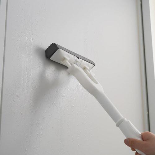 [Online Exclusive Color] Azuma Water Absorbent Mop with Super Absorbent Wringer, Mini, 43cm Long, 19cm Wiping Width, Easy Wringing, White