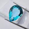 Pear Cut Sky Blue Topaz Shade Glass Stone, 21.95 Carat, 24x18x10 MM Size Pear Shape Stone.