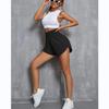 Spring Summer Women High Waist Elastic Sports Shorts
