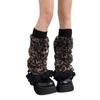 Women Furs Leg Warmer Winter Furry Long Boot Cuffs Fuzzy Shoe Cover Party Costume for Holiday Festival Performances Play