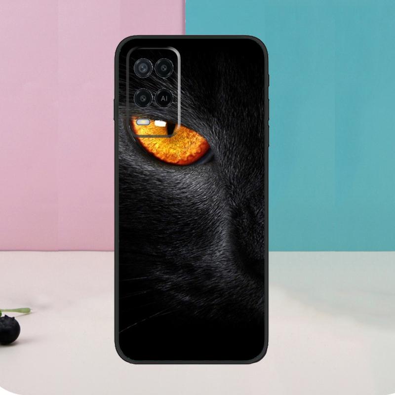 Cheetah Panther For OPPO A74 A94 A54 A58 A78 A98 A5 A9 A53 A15 A52 A72 A17 A57 A77 A16 A76 A96 A57S Case
