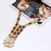 Bohemian Maxi 70cm Long Necklace Pendant For Women Collier Jewelry Colar Vintage Multilayer Tassel Collar Boho Necklace Bijoux