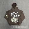 Broken Planet Oversized Hoodie Jogger Set Mens Streetwear Cotton Fleece Letter Puff Print Loose Fit Winter
