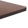 VidaXL Bistro Table Dark Brown 50x50 Cm MDF