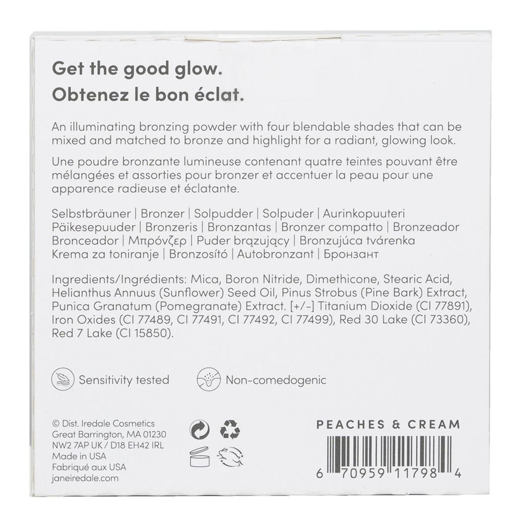 PureBronze Shimmer Bronzer Palette Refill - # Peaches & Cream