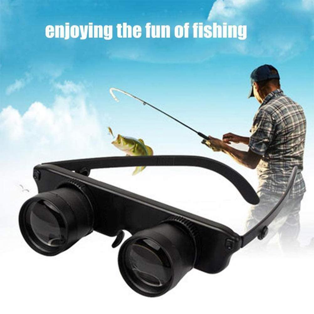 3-in-1-Freisprechfernglas, tragbares Angelvergrößerungsglas, HD-Kopffernglas