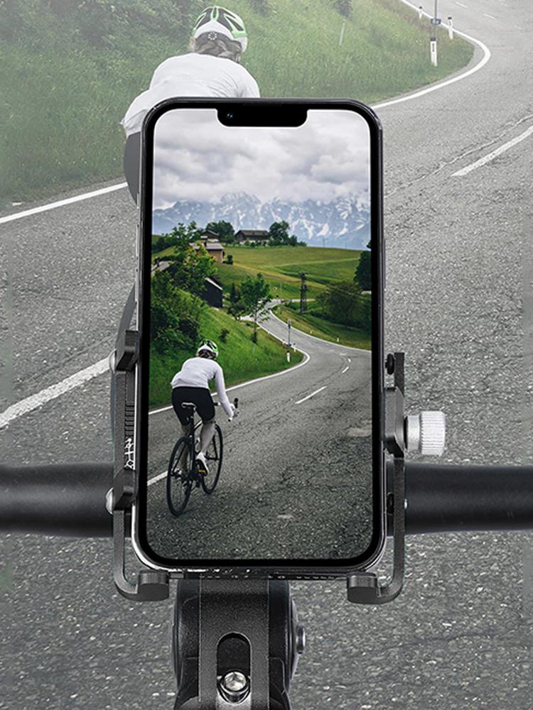 Fahrrad Vorbau Handyhalterung Fahrradhalterung Handyhalter Fahrrad Headset Handyhalterung für 1,97 bis 3,74 Zoll Smartphone