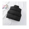 Kids Stand Collar Thickened Padded Vest Children Winter Autumn Sleeveless Outerwear