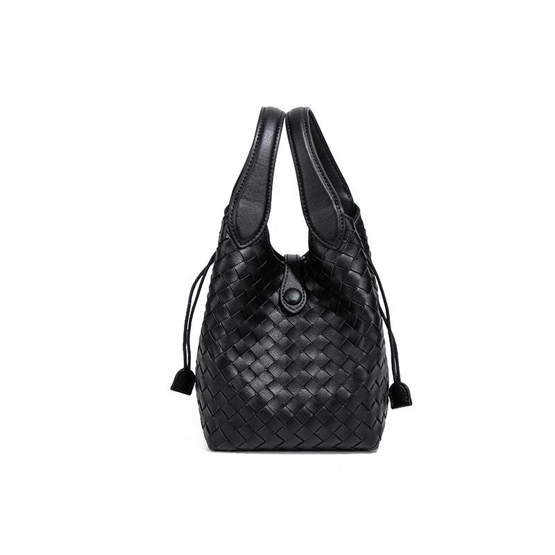 Bucket Bag Fashionable Woven Women's Bag Simple and Versatile Handbag Single-shoulder Crossbody Bag
