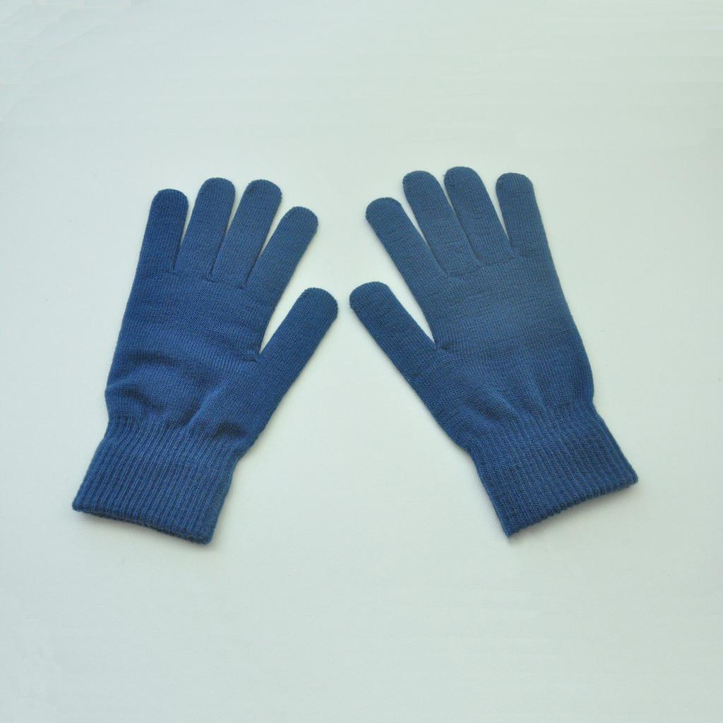 Size XL New Winter Thickened Warm Gloves For Men Women Students Solid Knitted Plush Mittens Outdoor Sports Cycling Skiing Gloves