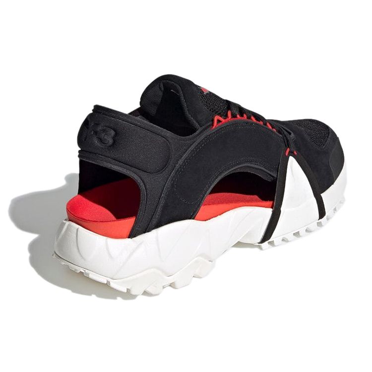 adidas Y-3 Notoma Sandal Black Red Unisex Sneakers Chalk-White FZ4510