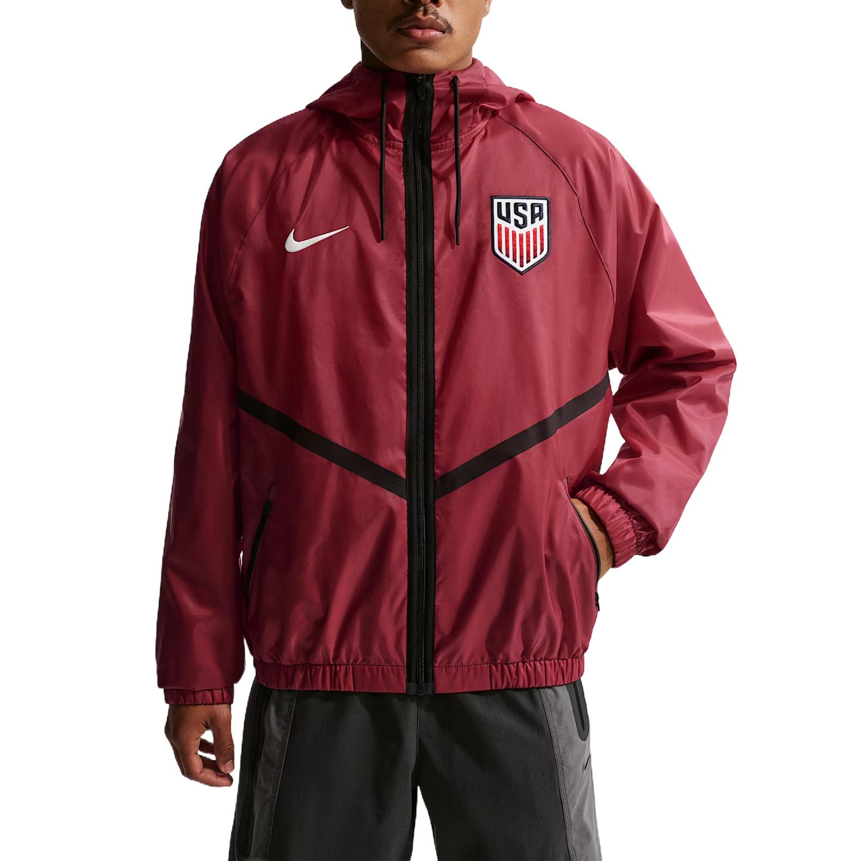 Nike USMNT 2026 Anthem Jacket  Team Red Sail  Men s IH1632-677 M