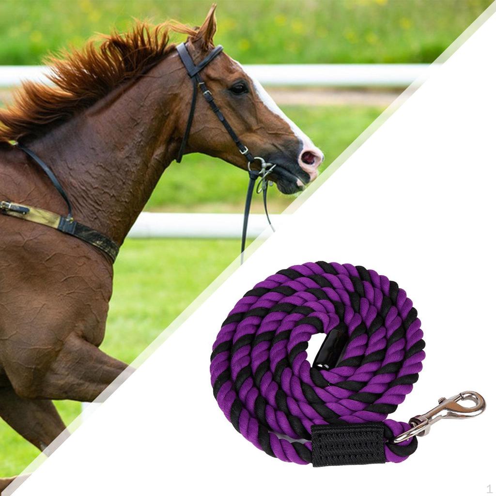 Equestrian Lead Rope for Horse Training with Clip