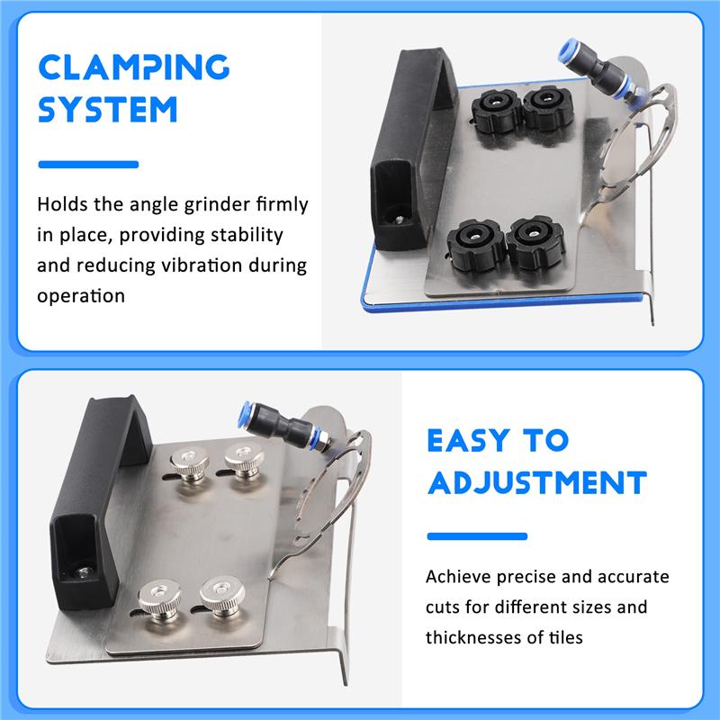 A96I-100 Type Angle Grinder Stand For 45° Tile Chamfer Cutting Metal  Tile Chamfering Frame Portable Chamferer Tool