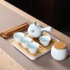 Celadon Side Handle Travel Tea Set