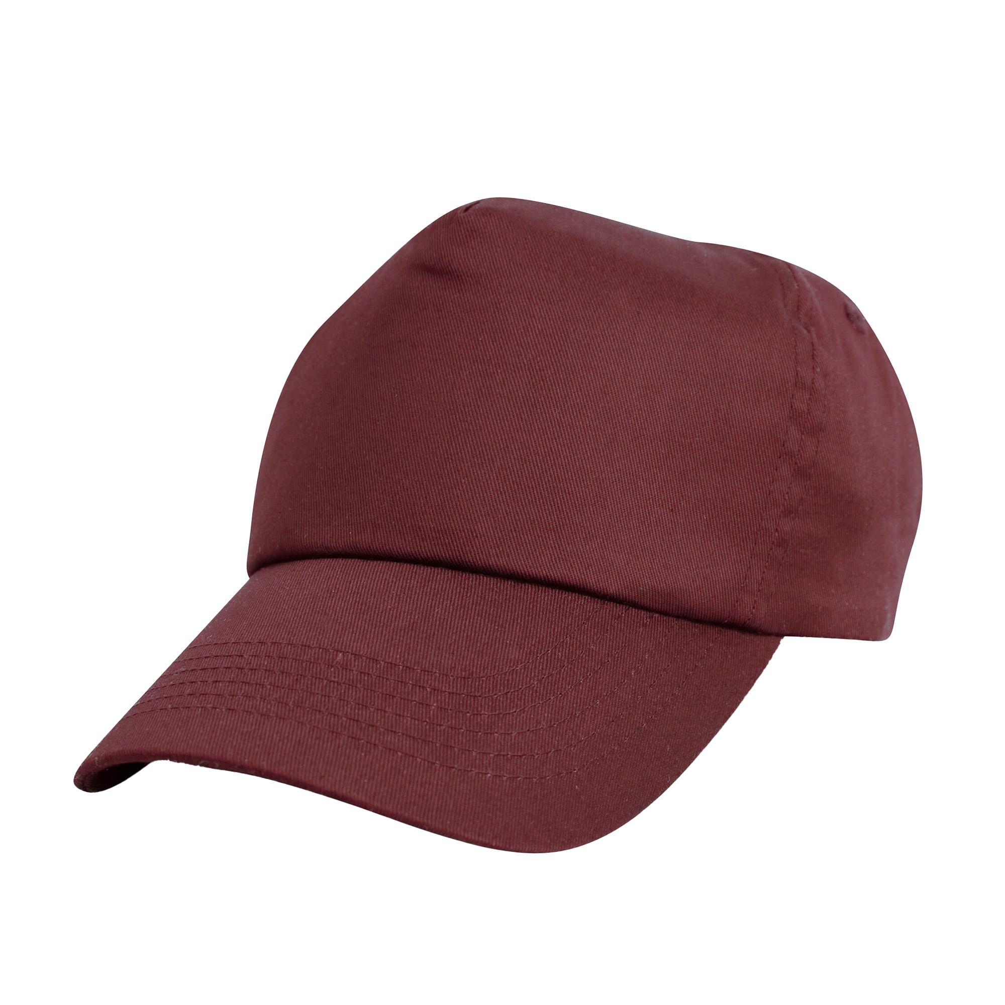 Result Headwear Cappellino da baseball in cotone per bambini/ragazzi One Size borgogna