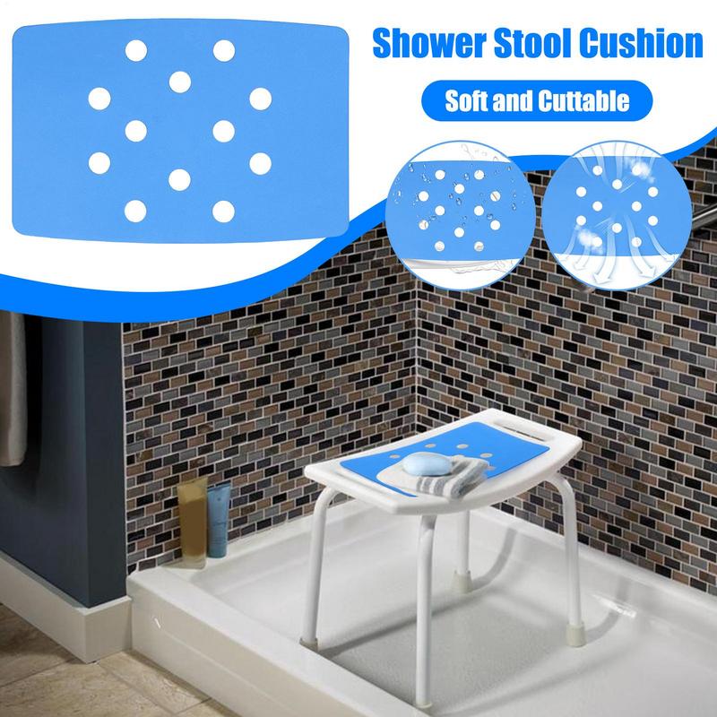 Non-slip Bath Chair Cushion Elderly Bath Tub Aid Seat Bathroom Bath Chair Shower Stool Seat Cushion Safe  EVA Foam Seat Cushion