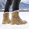 Mens High-Top Winter Hiking Boots Thick Insulated Snow Outdoor Trekking Camping