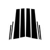8 Pezzi Adatti Per Toyota Prius 2016 2017 2018 2019 2020 2021 2022 Nero Lucido Montante Posteriore Portiera Decorazione Colonna Finestrino Copertura Trim BC