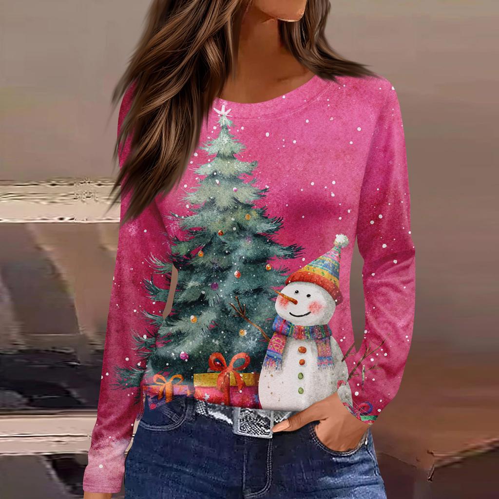 Womens's Fashion Casual Halloween Print V-neck Mid Length Pocket 3/4 Sleeve Top