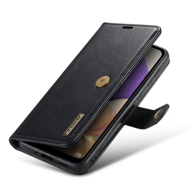 Per Samsung Galaxy A33 5G DG.MING Custodia Magnetica in Pelle Staccabile Texture Crazy Horse