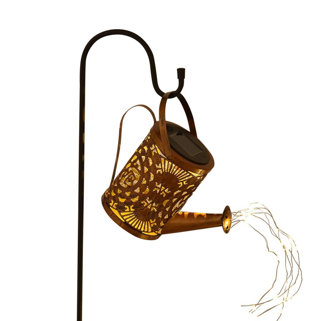 Watering Can ,Kettle Lamps, Art Hanging s Waterfall Lamp for Outdoor Lighting Yard ,Garden ,Tree