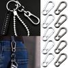 Plated Gate Push Trigger Carabiner Purses Handbags Spring Buckles Bag Belt Buckle Snap Clasp Clip