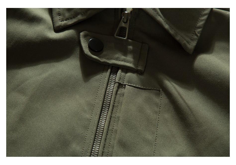 ORIGTEEN Unisex Retro Bomber Lapel Jacket - Spring/Autumn Style