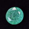 Certified Natural GREEN Emerald 40.85 Ct Brilliant Round Cut Loose Gemstone