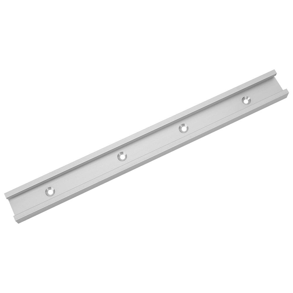 Aluminum Alloy t slot Miter Track Jig Non Porous Slide Slab Fixture Woodworking Tool (300mm)