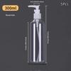 Empty Plastic Shampoo Lotion Pump Bottle Food Grade Safe Leakproof Dispenser for Home Bathroom Travel Use