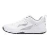 Li Ning Light Feather Cushioning Abrasion Resistant Breathable Lightweight Low top Badminton Shoes Unisex White Silver AYTS034-6