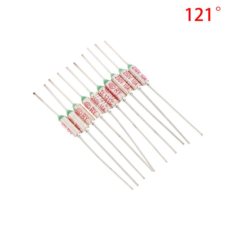 10 Stück Reiskocher Überhitzungssicherung Tf Thermosicherung Ry 10A 15A 250V Temperatur 72C 85C 95 110C 130C 135C 142C 145C 280C 285C 300C