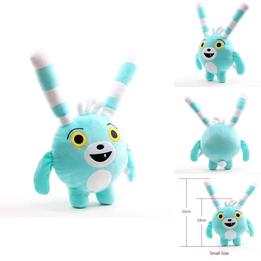 Adorable Blue Bunny Plush Doll Abby Hatcher Bozzly Stuffed Toy For Kids