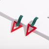 Korean Geometric Triangle Stud Earrings: Fashionable, Simple, and Trendy for Women