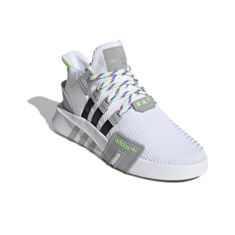 Adidas Originals Eqt Bask Adv Retro Shock Absorbing Non-Slip Low-Top Sports Casual Shoes Men Sneakers White Gray Green FW4252