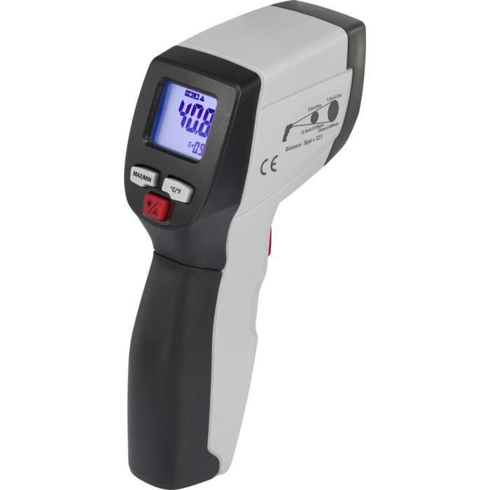Infrarot-Thermometer VOLTCRAFT IR 500-12S 1599562 Optik 12:1 -50 bis 500 °C Pyrometer